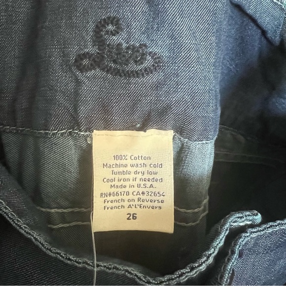 Urban Outfitters Overalls Sz 26 Blue Hipster Boho Classic Casual 2000s Wide Leg - Picture 9 of 9